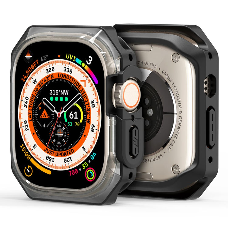 Meget Fint Silikone Cover passer til Apple Watch Ultra 2 / Apple Watch Ultra - Sort#serie_2