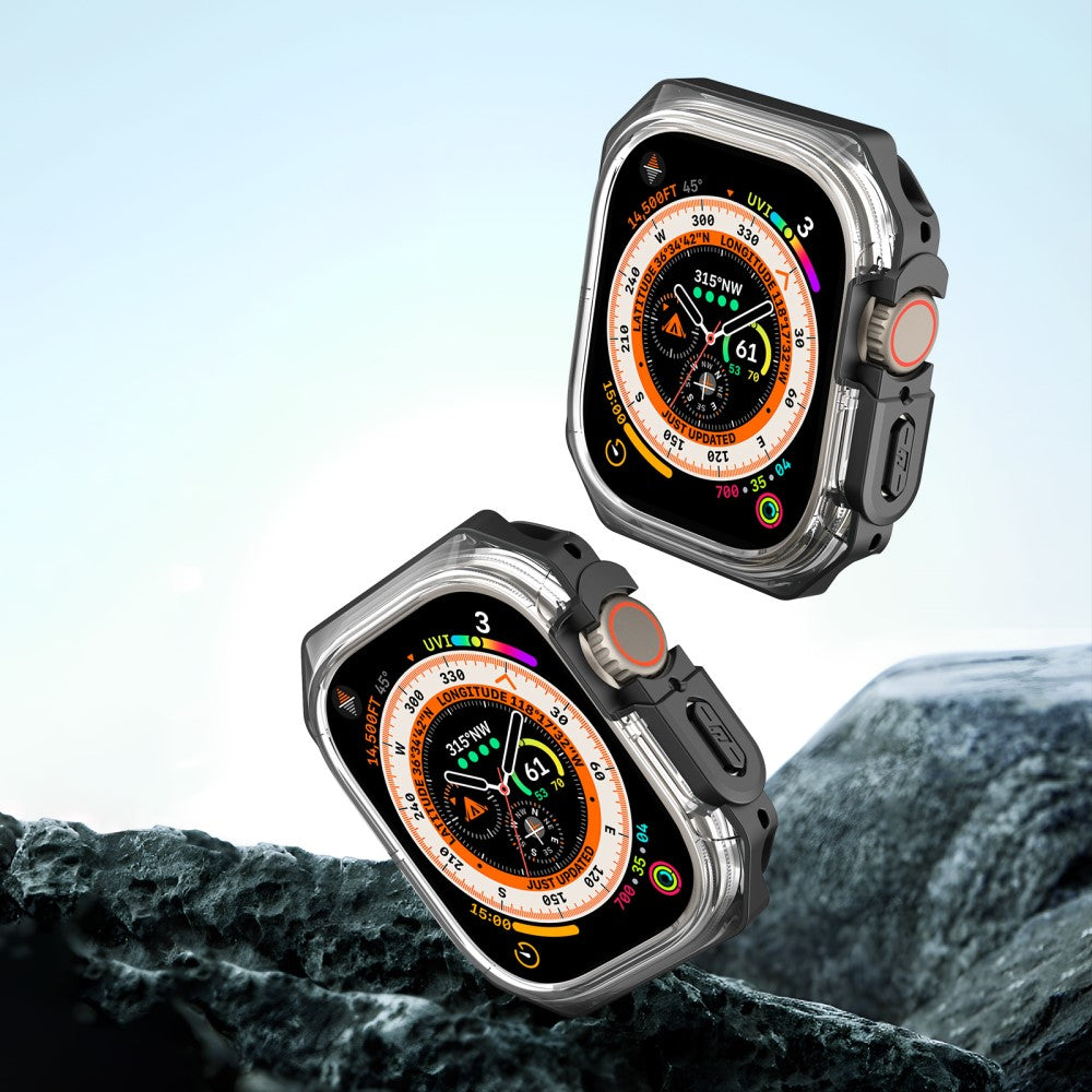 Meget Fint Silikone Cover passer til Apple Watch Ultra 2 / Apple Watch Ultra - Sort#serie_2