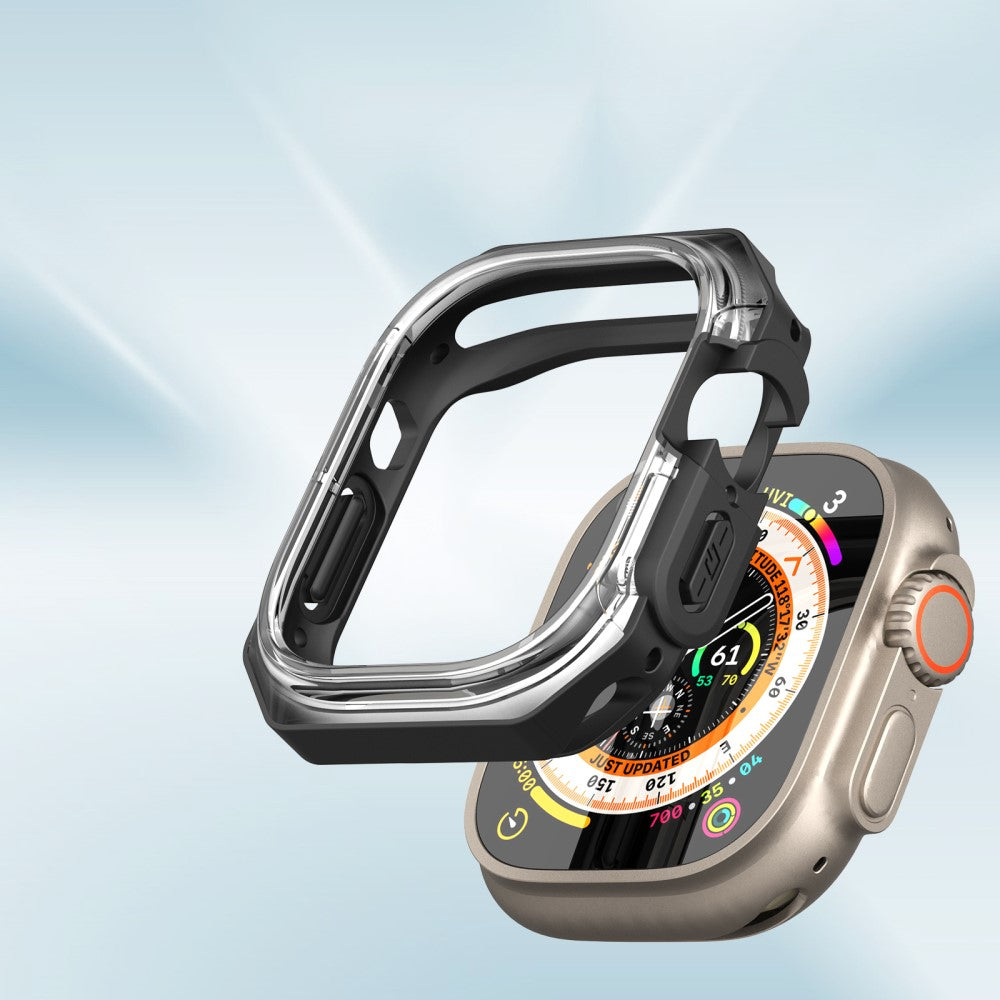 Meget Fint Silikone Cover passer til Apple Watch Ultra 2 / Apple Watch Ultra - Sort#serie_2