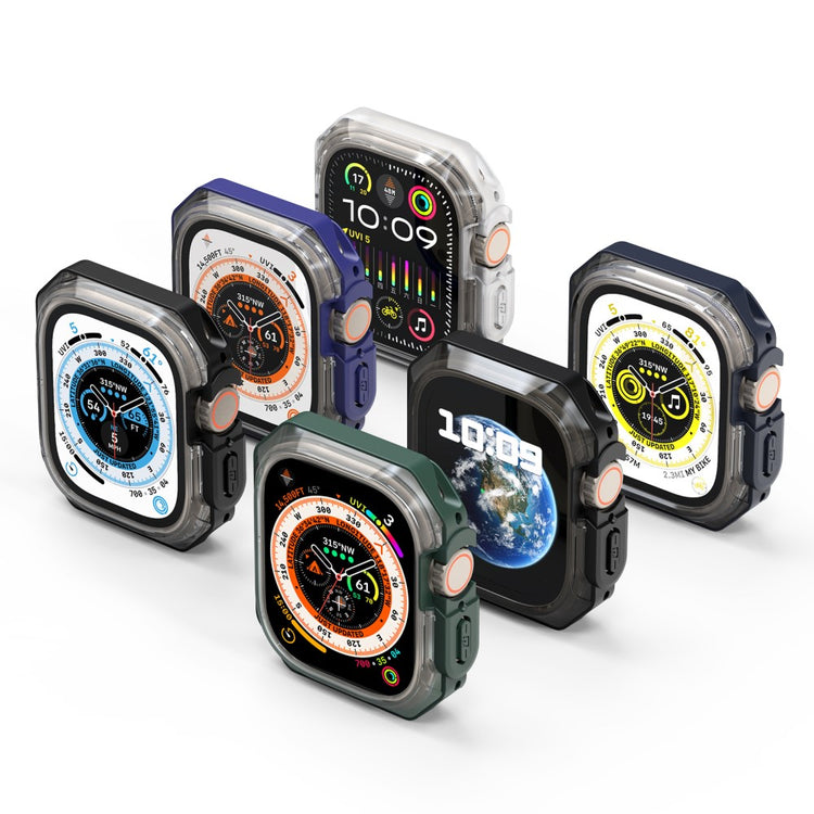 Meget Fint Silikone Cover passer til Apple Watch Ultra 2 / Apple Watch Ultra - Blå#serie_3