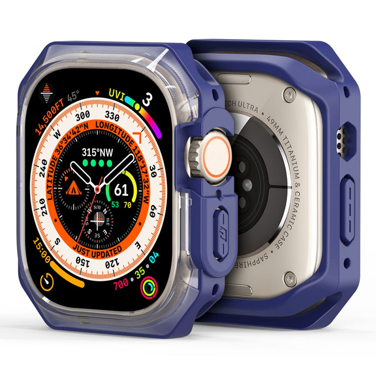 Meget Fint Silikone Cover passer til Apple Watch Ultra 2 / Apple Watch Ultra - Blå#serie_3