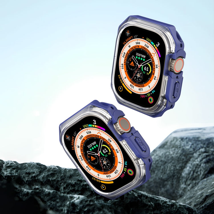 Meget Fint Silikone Cover passer til Apple Watch Ultra 2 / Apple Watch Ultra - Blå#serie_3