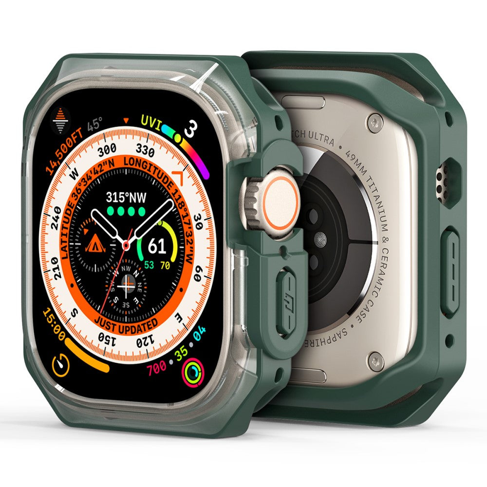 Meget Fint Silikone Cover passer til Apple Watch Ultra 2 / Apple Watch Ultra - Grøn#serie_4