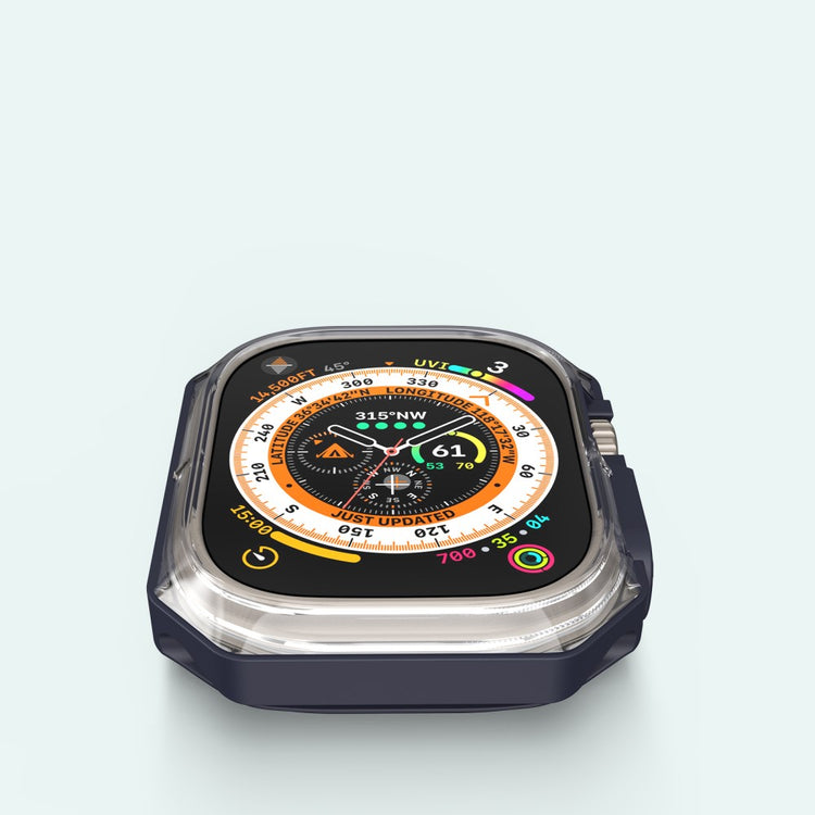 Meget Fint Silikone Cover passer til Apple Watch Ultra 2 / Apple Watch Ultra - Blå#serie_5