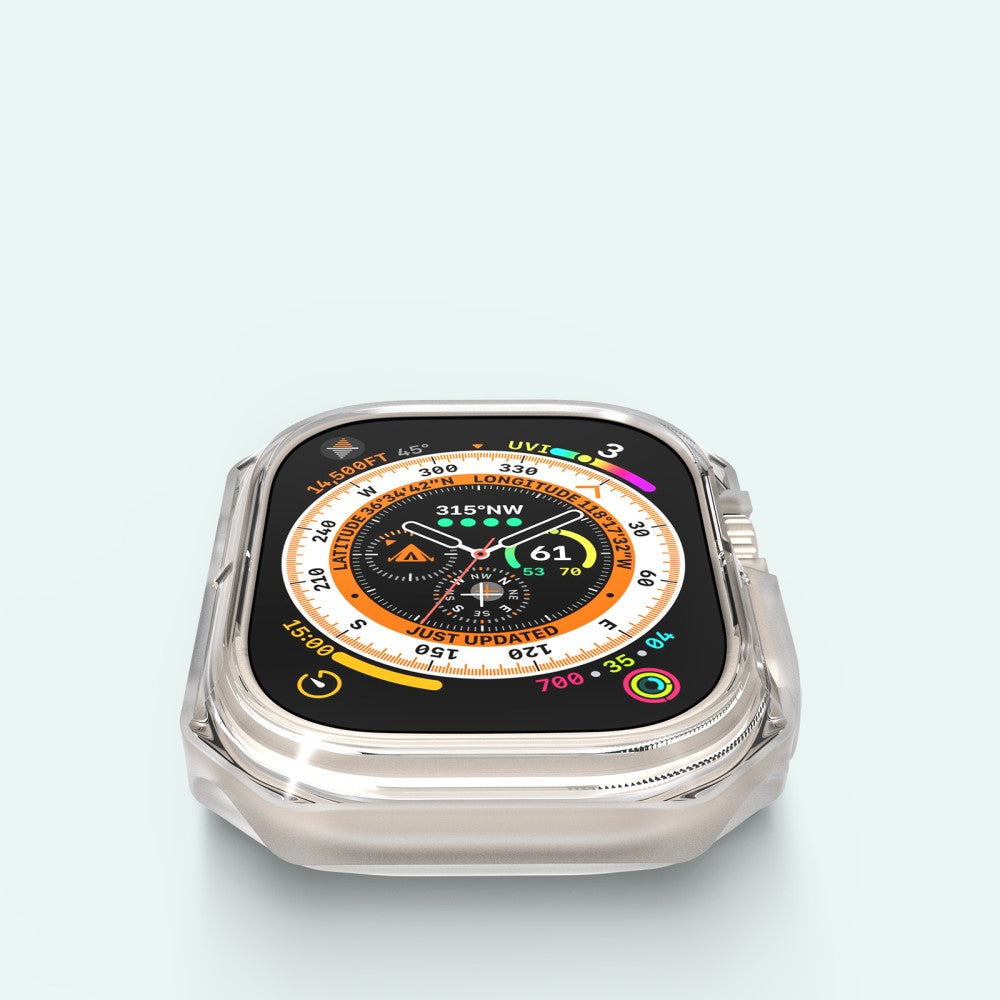 Meget Fint Silikone Cover passer til Apple Watch Ultra 2 / Apple Watch Ultra - Hvid#serie_6