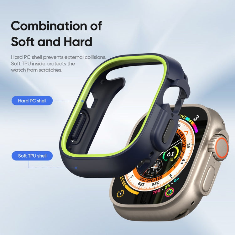 Alle Tiders Silikone Cover passer til Apple Watch Ultra 2 / Apple Watch Ultra - Grøn#serie_4