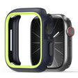 DUX DUCIS Bamo Series Apple Watch Series 9 8 7 41mm Watch Case Cover and T Frame - Midnight / Green
