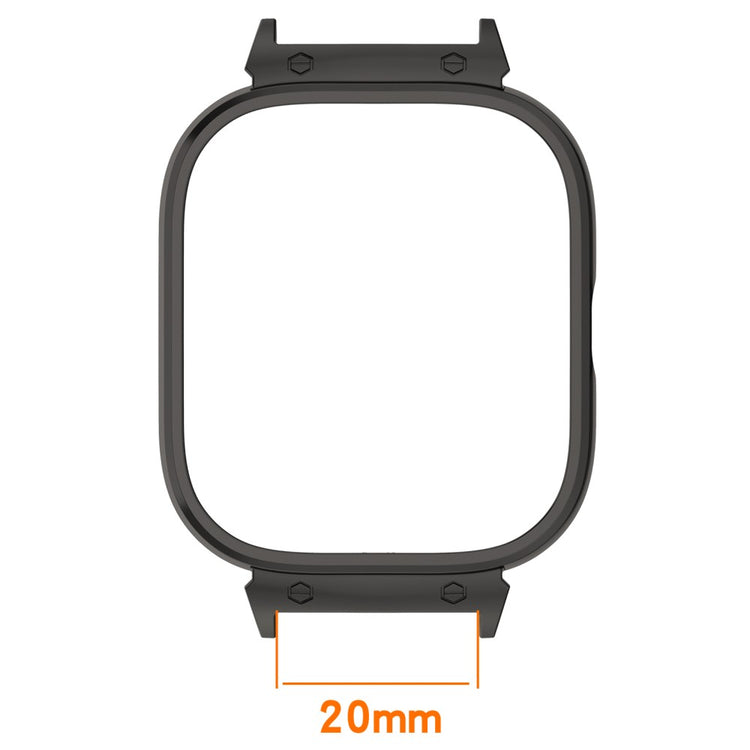 Metal Bumper passer til Xiaomi Redmi Watch 4 - Sølv#serie_3