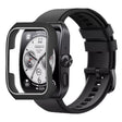 Oppo Watch 4 Pro Case Shockproof Hard Impact-Resistant Watch Protective Cover - Black+White