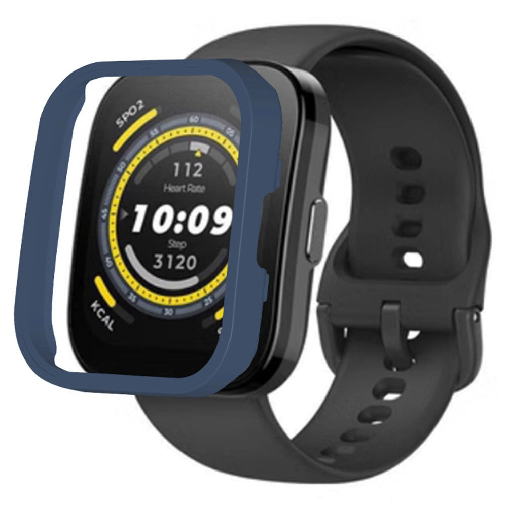 Rigtigt Fed Silikone Cover passer til Amazfit Bip 5 - Blå#serie_5