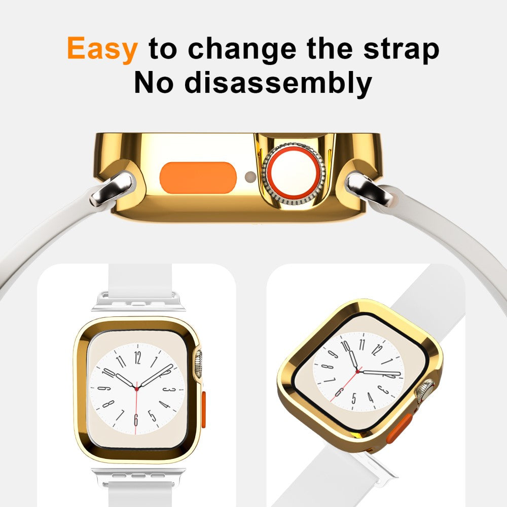 Apple Smartwatch Matte Silicone Universel Bumper - Gold#serie_9