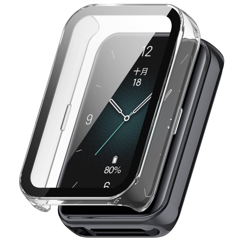 Incredibly Fashionable Honor Band 9 Cover with Screen Protector in Glass - White#serie_4