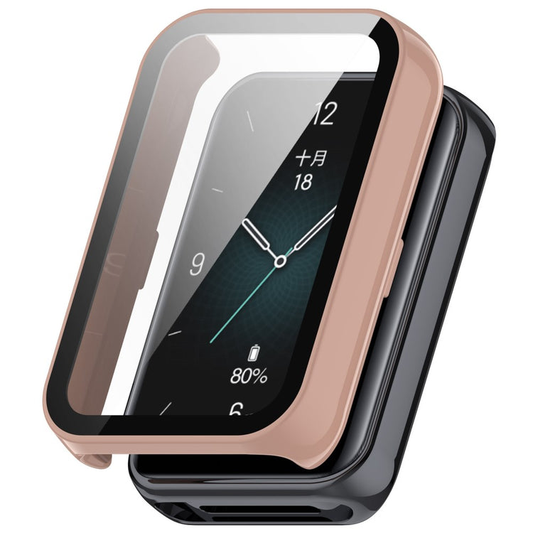 Incredibly Fashionable Honor Band 9 Cover with Screen Protector in Glass - Pink#serie_6