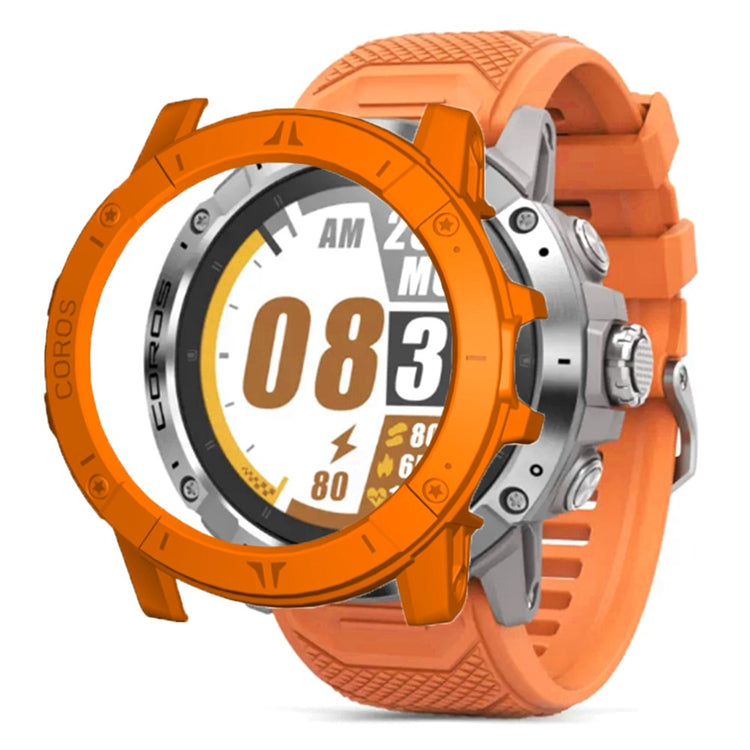 Coros Vertix 2S Half Cover Case Hard bump resistant Frame Watch Cover - Orange#serie_2