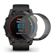 2 piezas Garmin Fenix 7S Pro Silicona / Poliuretano termoplástico 3D Curvo Protector de Pantalla