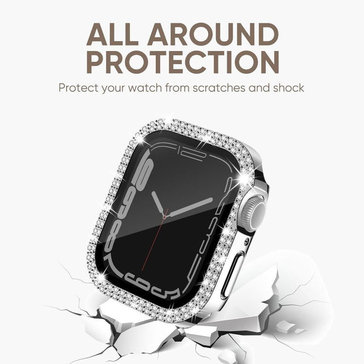 Incredibly Good Apple Smartwatch Universel Cover with Screen Protector in Rhinestone and Glass - Multicolor#serie_8