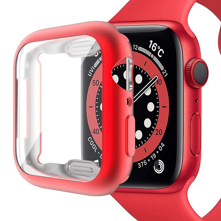 Apple Watch Ultra 2 49mm / Ultra 49m flexible Case with Screen Protector All Around Electroplated Watch Cover - Red#serie_3