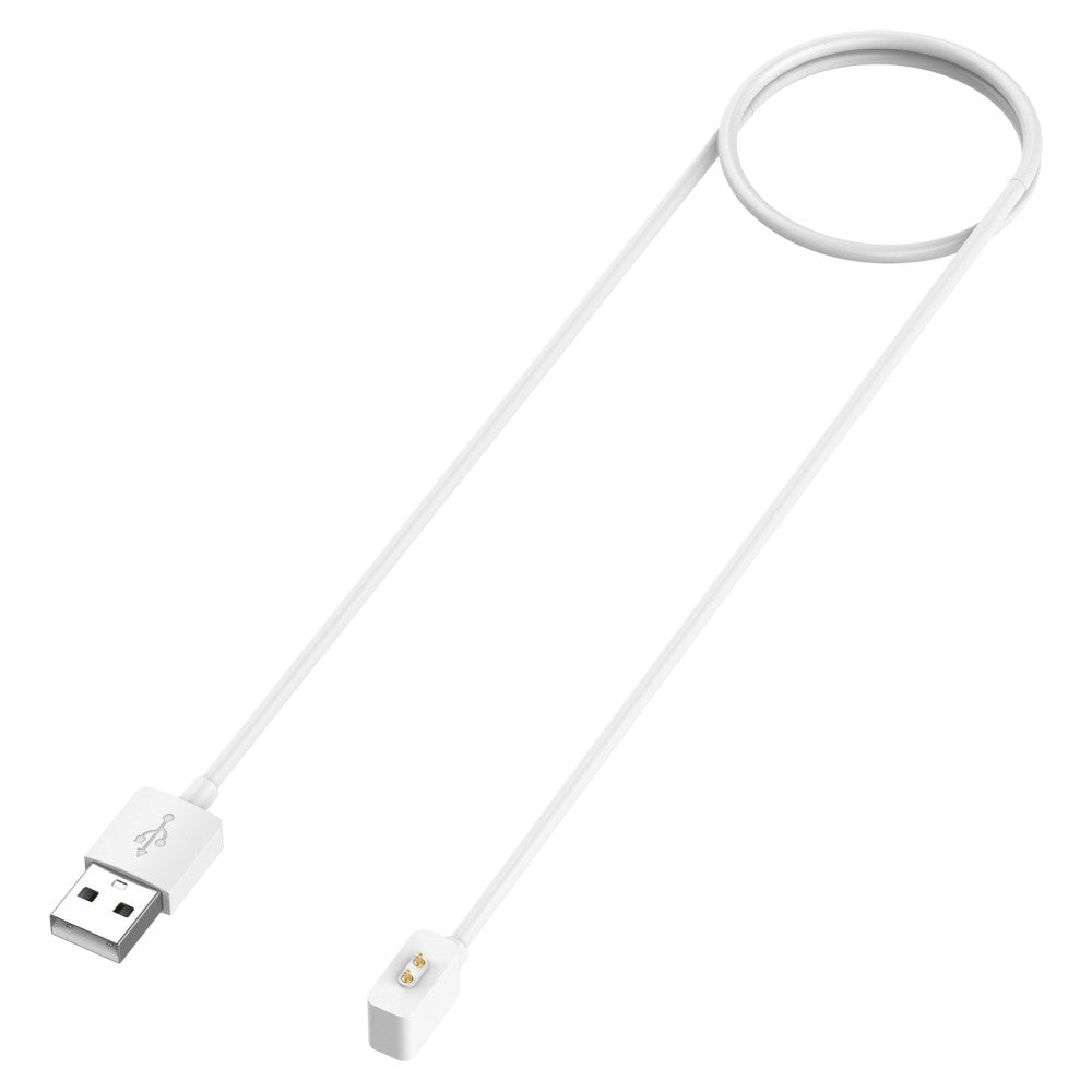 100cm Magnetisk USB Opladningskabel passer til Xiaomi Smartwatch - Hvid#serie_2