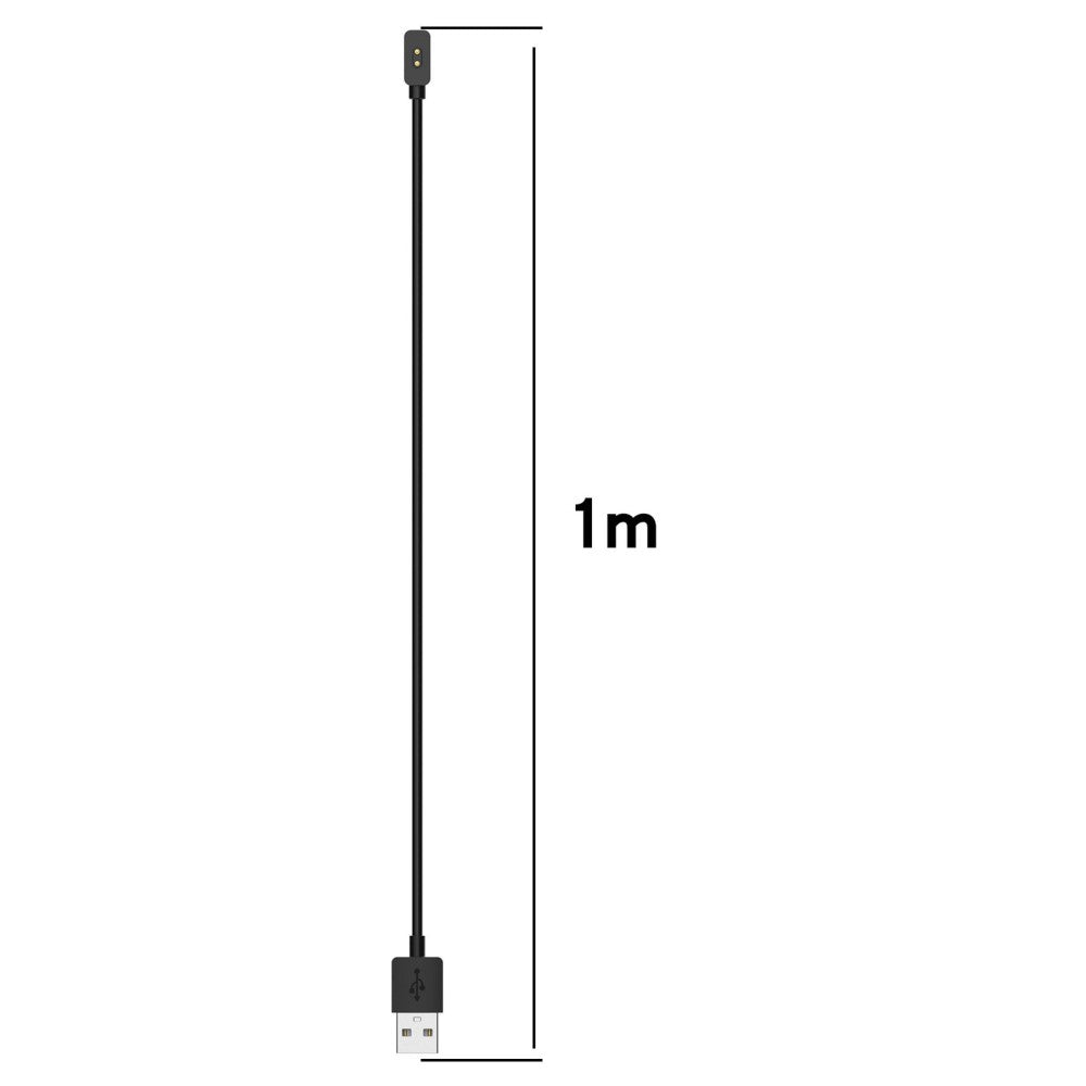 Xiaomi Smart Band 8 Active / 8 Pro / Redmi Band 2 Smart Watch Charger Magnetic USB Charging Cable - 100cm / 100cm / White#serie_2