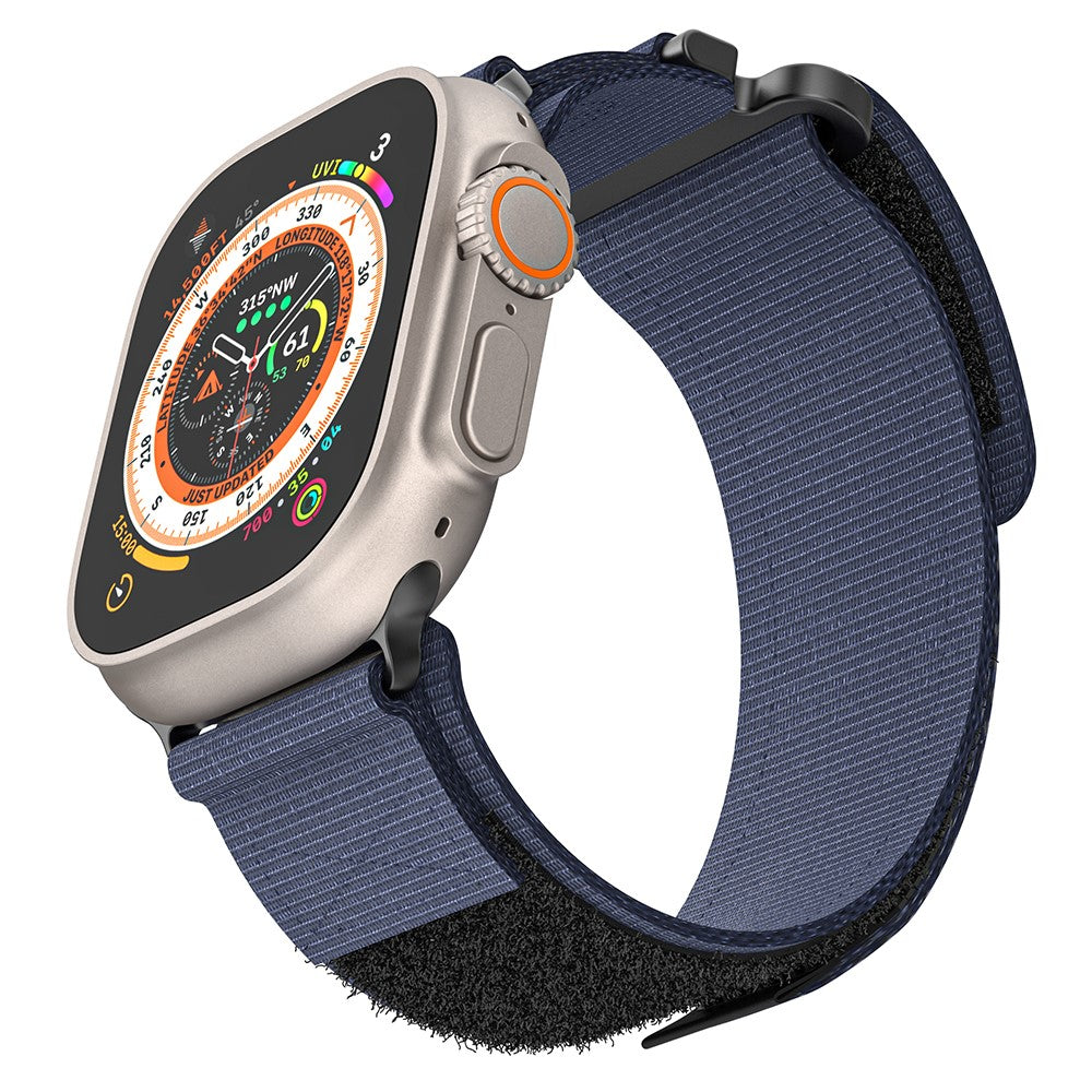 Udsøgt Nylon Universal Rem passer til Apple Smartwatch - Blå#serie_4