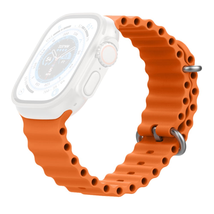 Mega Delightful Apple Smartwatch Silicone Universel Strap - Orange#serie_8