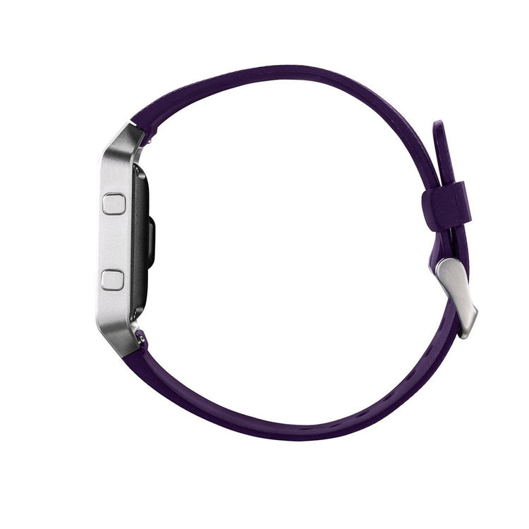 Holdbart Fitbit Blaze Silikone Rem - Lilla#serie_2