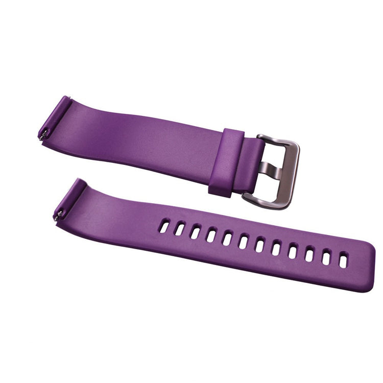 Holdbart Fitbit Blaze Silikone Rem - Lilla#serie_2