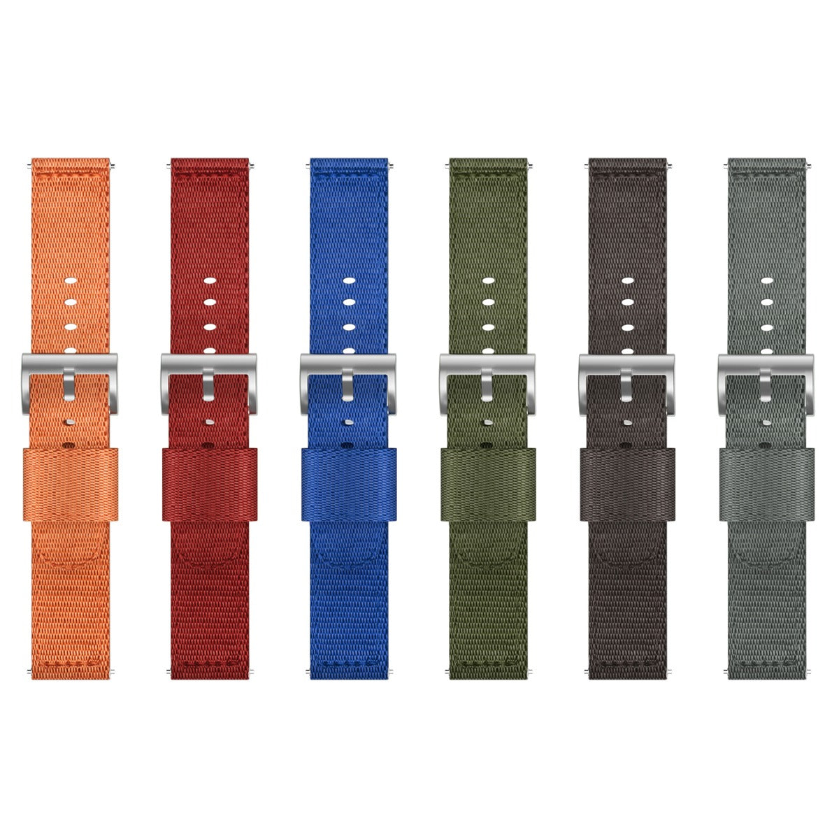 Super Skøn Nylon Rem passer til 22mm - Rød#serie_bfwu103g