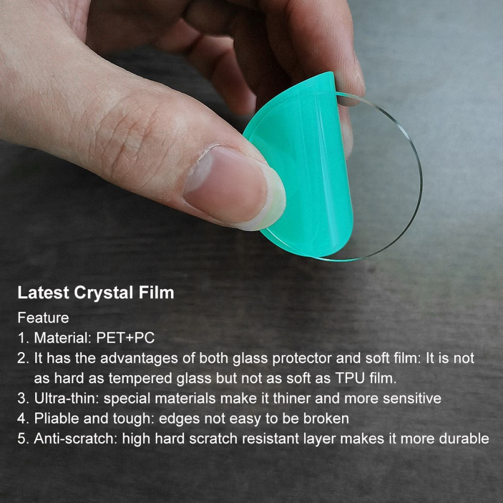 2stk Plastik Universal Skærmbeskytter til Samsung Galaxy Watch 5 (44mm) - Gennemsigtig#serie_950