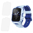 2 piezas 360 Kids Smart Phone Watch 11X Silicona / Poliuretano termoplástico Protector de Pantalla