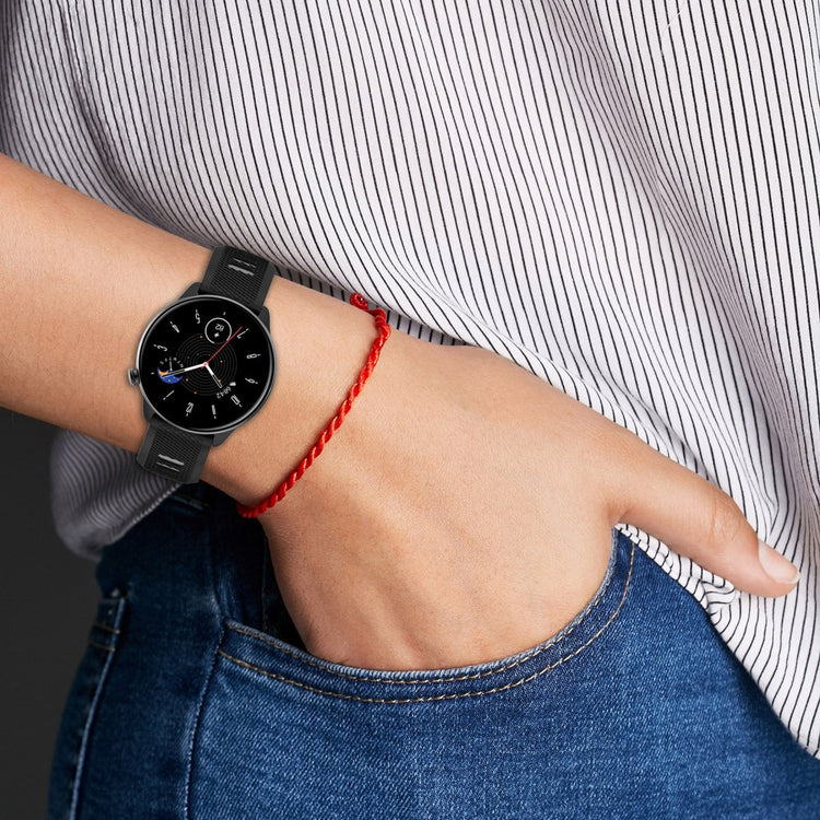 Mega Fint Silikone Universal Rem passer til Smartwatch - Hvid#serie_11