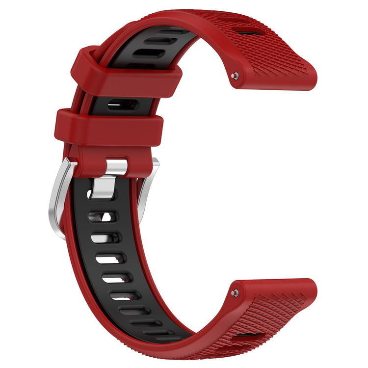 Mega Fint Silikone Universal Rem passer til Smartwatch - Rød#serie_6