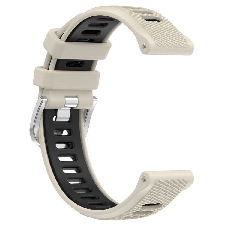 Alle Tiders Silikone Universal Rem passer til Smartwatch - Hvid#serie_11