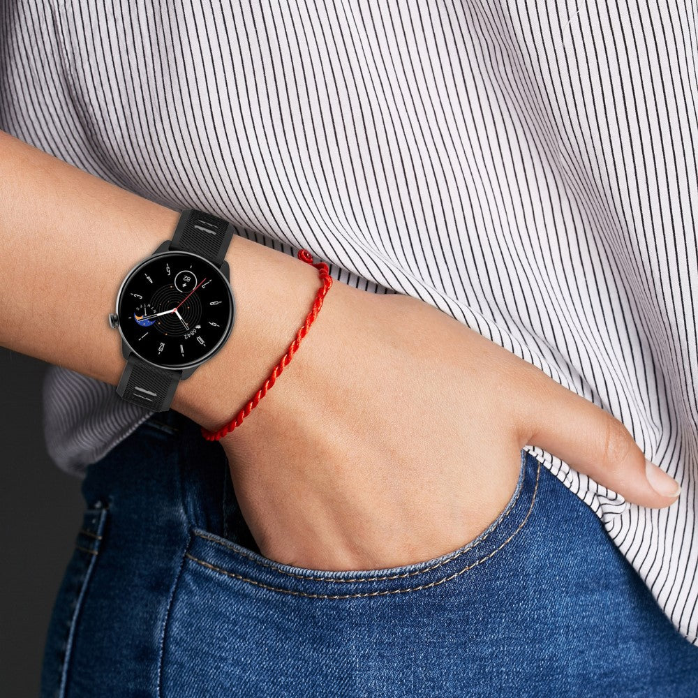 Alle Tiders Silikone Universal Rem passer til Smartwatch - Blå#serie_2