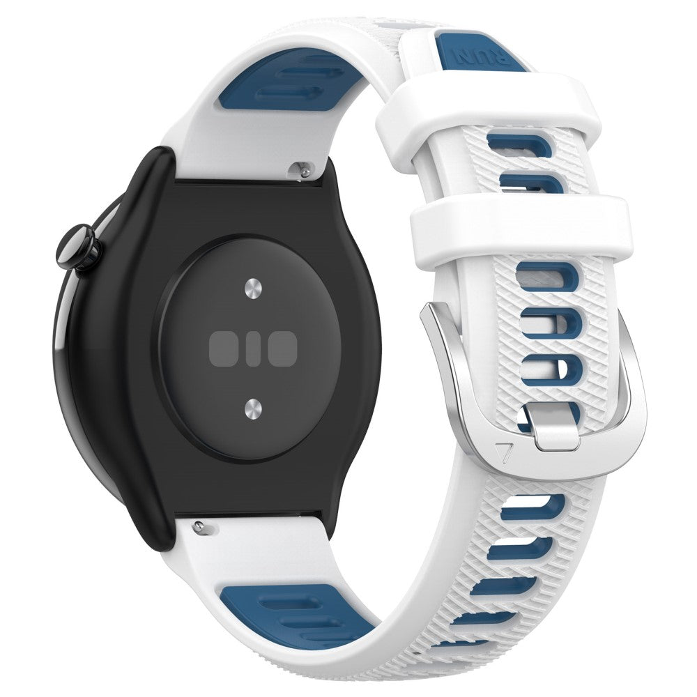 Alle Tiders Silikone Universal Rem passer til Smartwatch - Hvid#serie_4