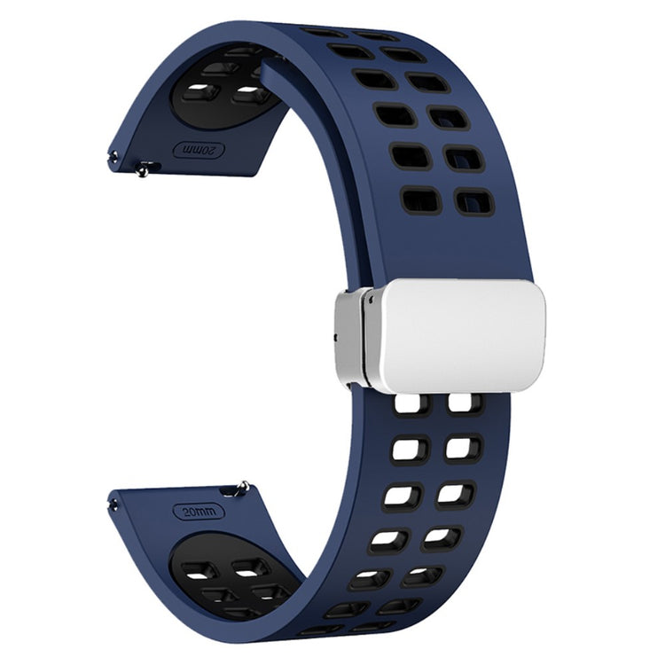 Meget Elegant Silikone Universal Rem passer til Smartwatch - Blå#serie_14