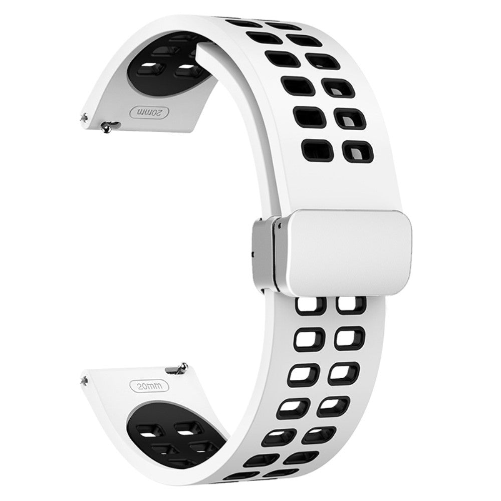 Meget Elegant Silikone Universal Rem passer til Smartwatch - Hvid#serie_3
