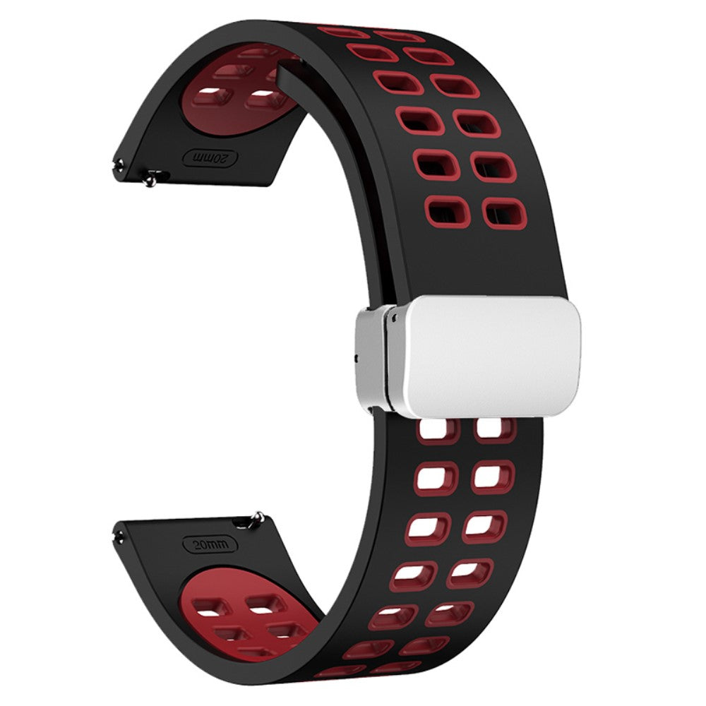 Meget Elegant Silikone Universal Rem passer til Smartwatch - Rød#serie_8