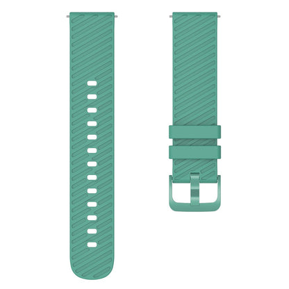 Rigtigt Sejt Silikone Universal Rem passer til Smartwatch - Grøn#serie_1