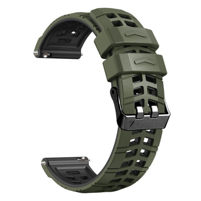Alle Tiders Silikone Universal Rem passer til Smartwatch - Grøn#serie_3