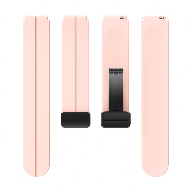 Rigtigt Godt Silikone Universal Rem passer til Smartwatch - Pink#serie_3