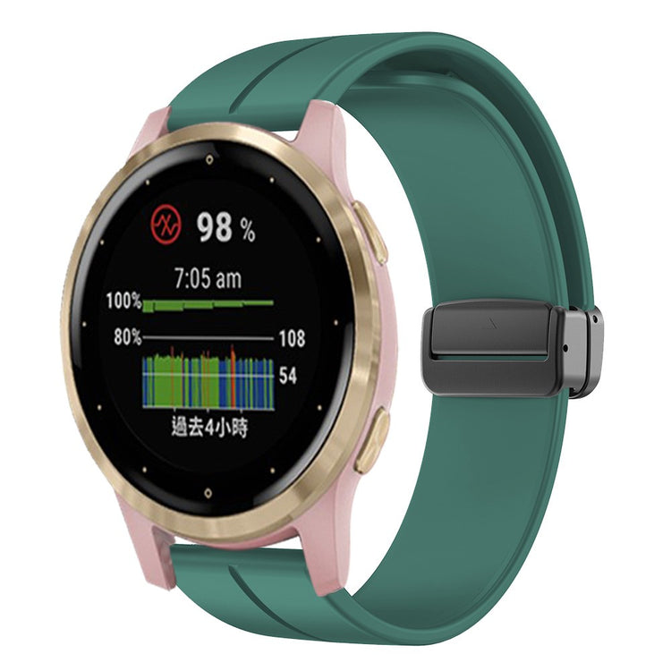 Rigtigt Godt Silikone Universal Rem passer til Smartwatch - Grøn#serie_9