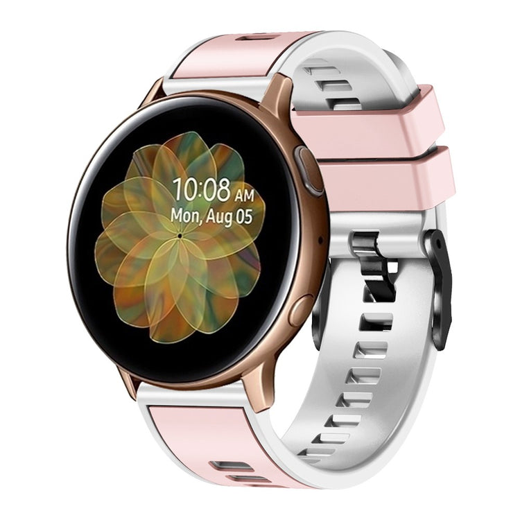 Glimrende Silikone Universal Rem passer til Smartwatch - Pink#serie_12