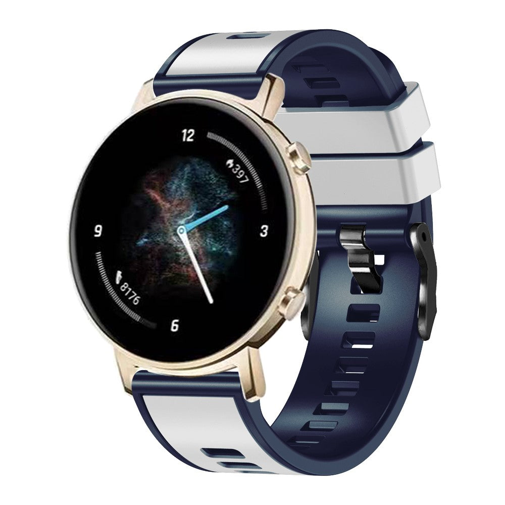 Glimrende Silikone Universal Rem passer til Smartwatch - Hvid#serie_2