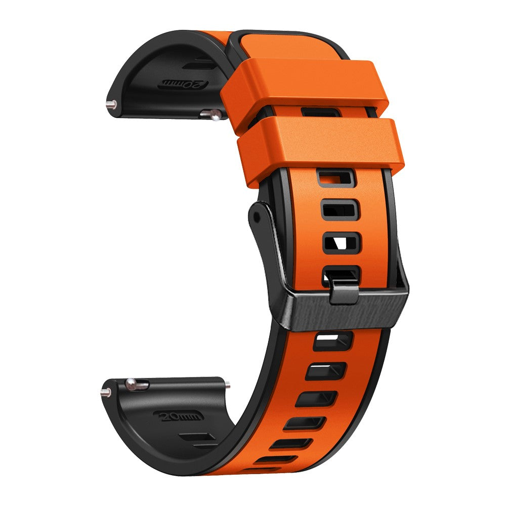 Glimrende Silikone Universal Rem passer til Smartwatch - Orange#serie_3