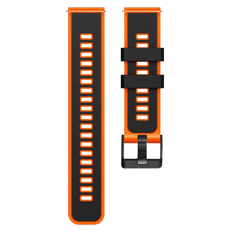 Glimrende Silikone Universal Rem passer til Smartwatch - Orange#serie_4