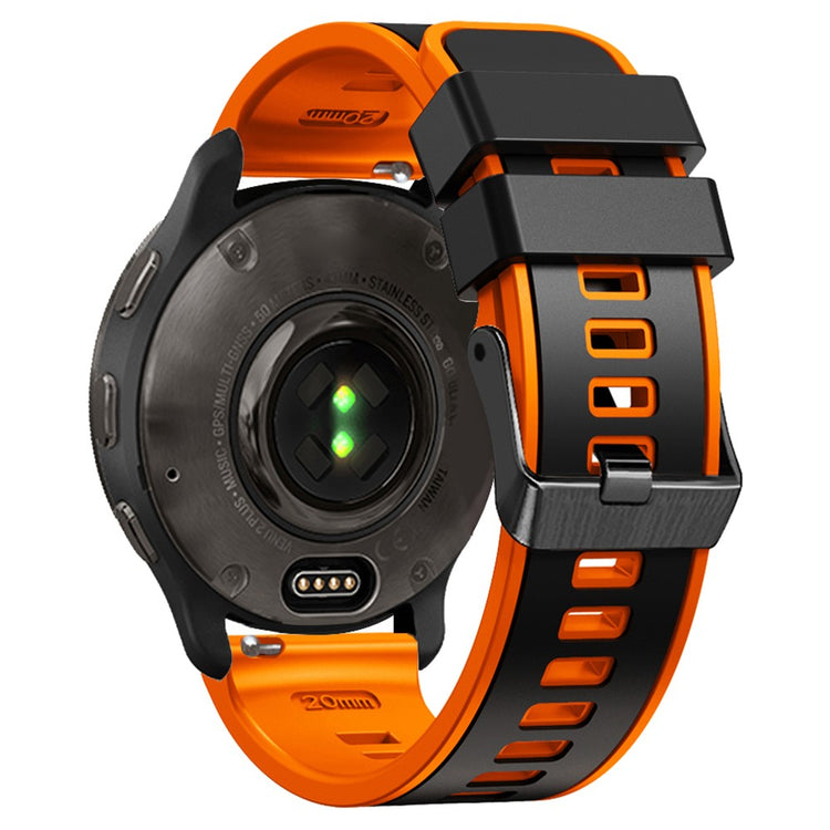Glimrende Silikone Universal Rem passer til Smartwatch - Orange#serie_4
