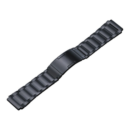 22mm Universal 3 bead titanium steel strap - Black#serie_1