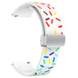 Remarcablemente Agradable Universal Metal Y Silicona / Poliuretano Termoplástico Universal Correa Reloj