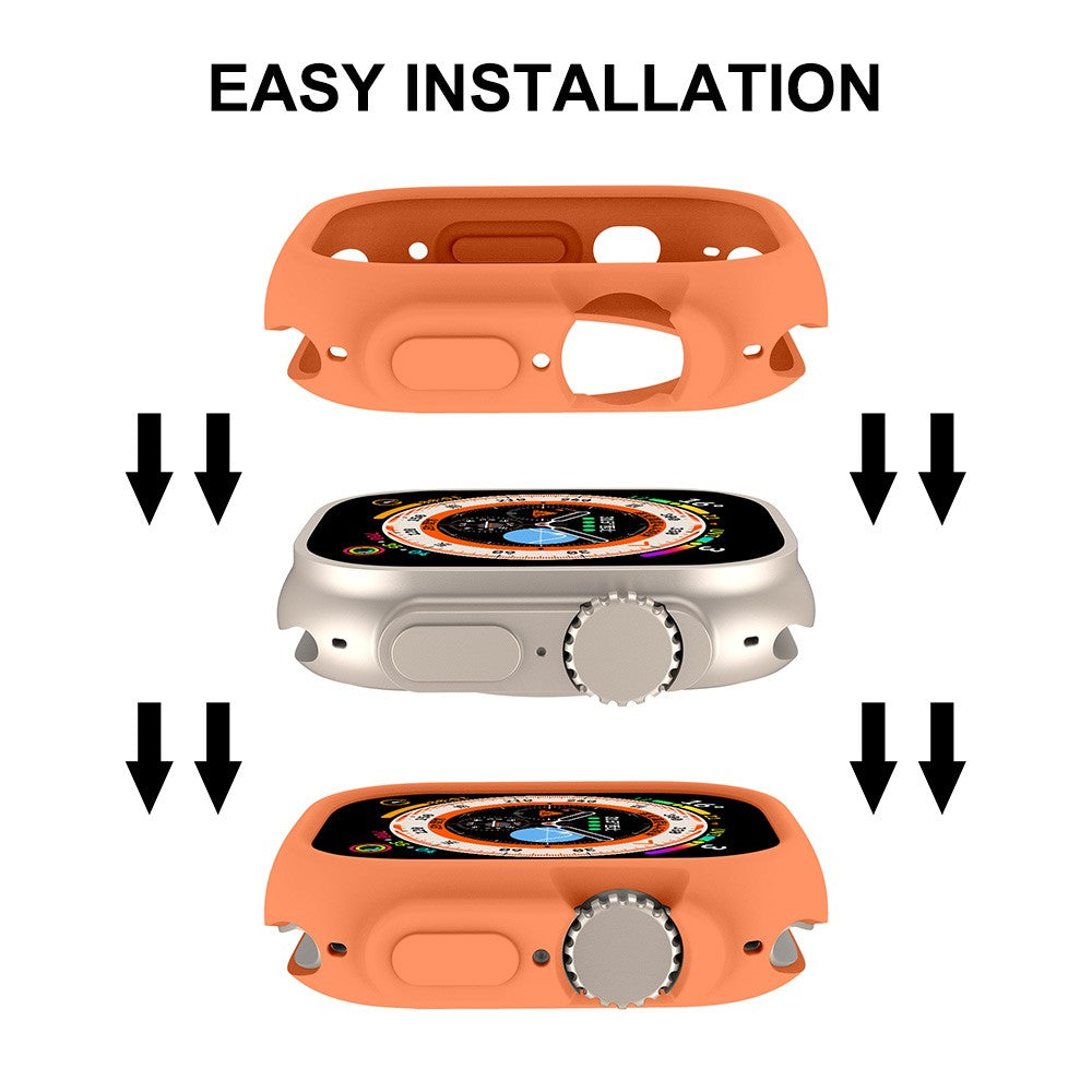 Fint Apple Watch Ultra Silikone Cover - Sølv#serie_3